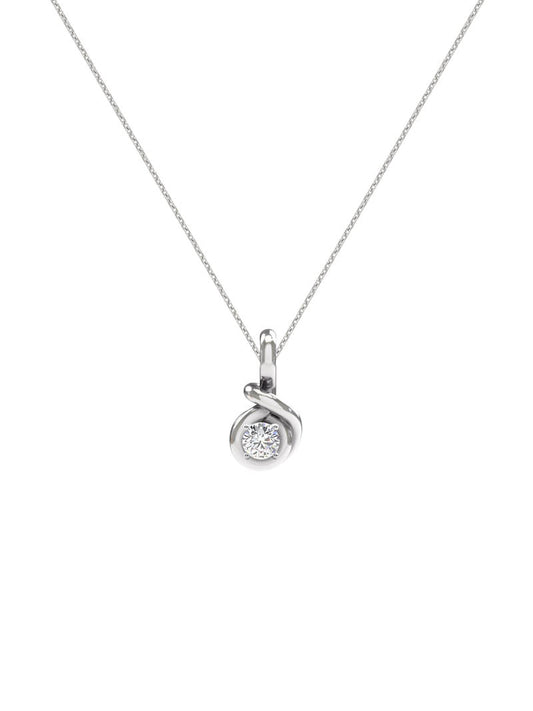 Pendentif Isor blanc