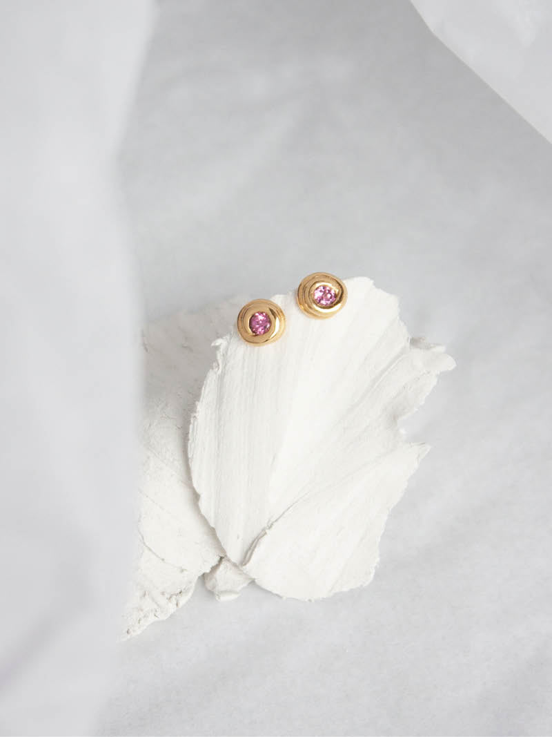 Boucles d'oreilles Mimo roses
