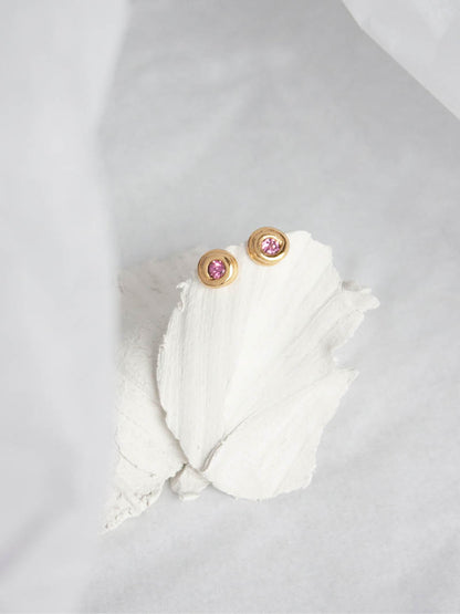 Boucles d'oreilles Mimo roses