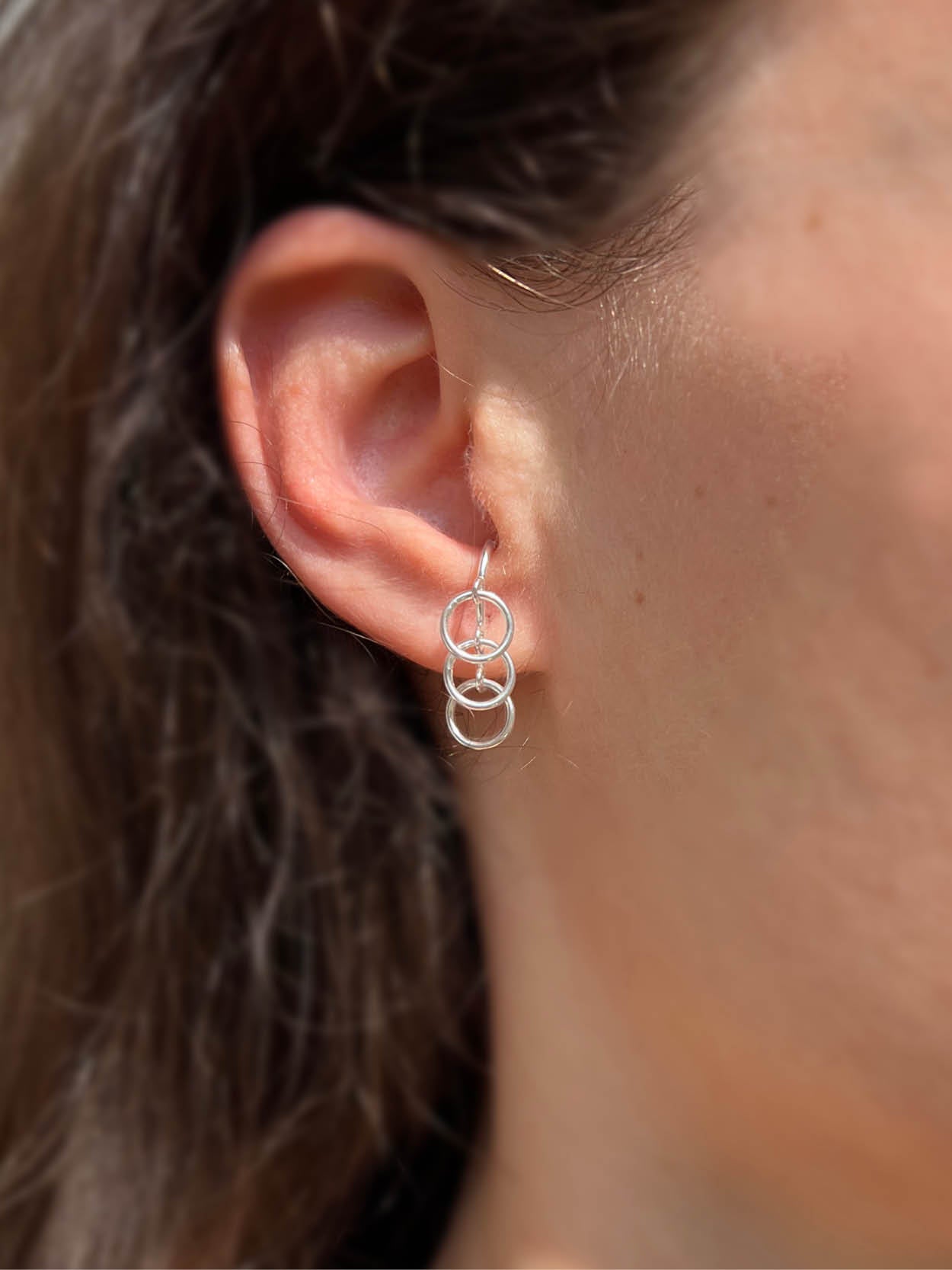Boucle d'oreille Triple