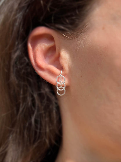 Boucle d'oreille Triple